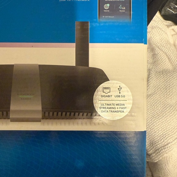 Linksys router AC 1200+ dual band smart WiFi gigabit router- NEW - Picture 4 of 11
